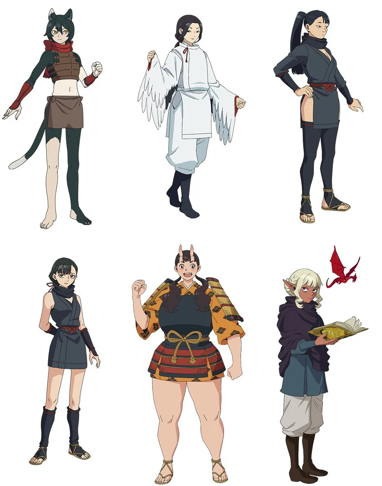 Dungeon Food characters Dungeon Food characters